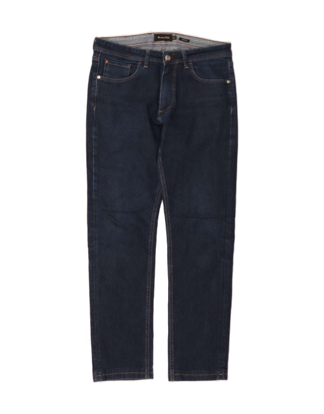 MASSIMO DUTTI Womens Slim Jeans EU 40 Medium W32 L28 Navy Blue Cotton Vintage Massimo Dutti and Second-Hand Massimo Dutti from Messina Hembry 