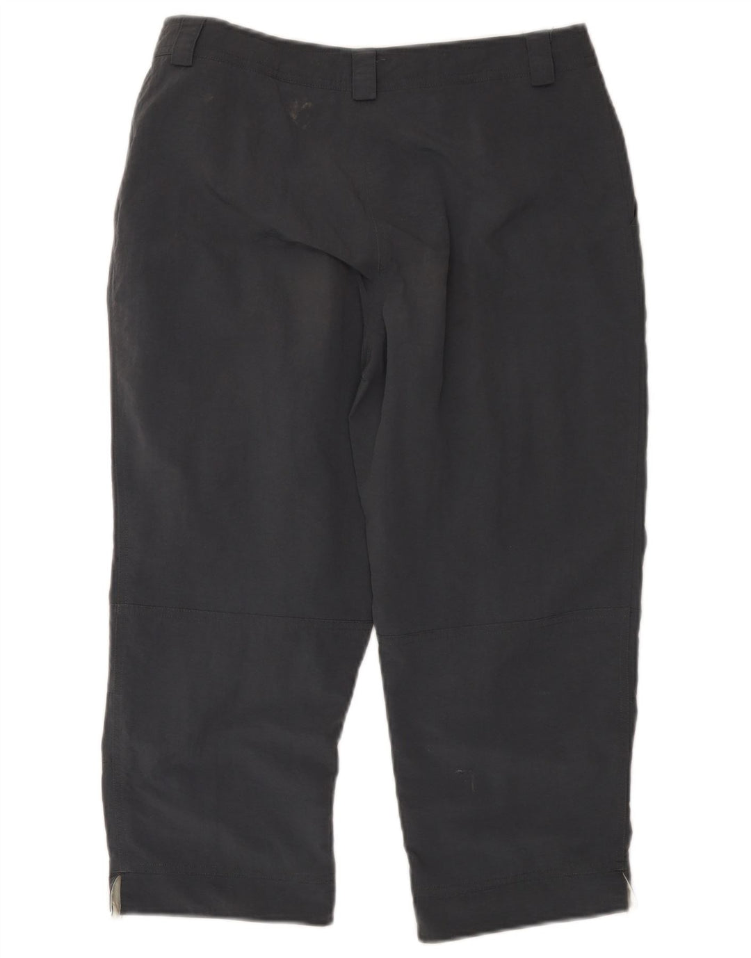 Adidas Damen Caprihose UK 14 Large W32 L21 Graues Polyamid