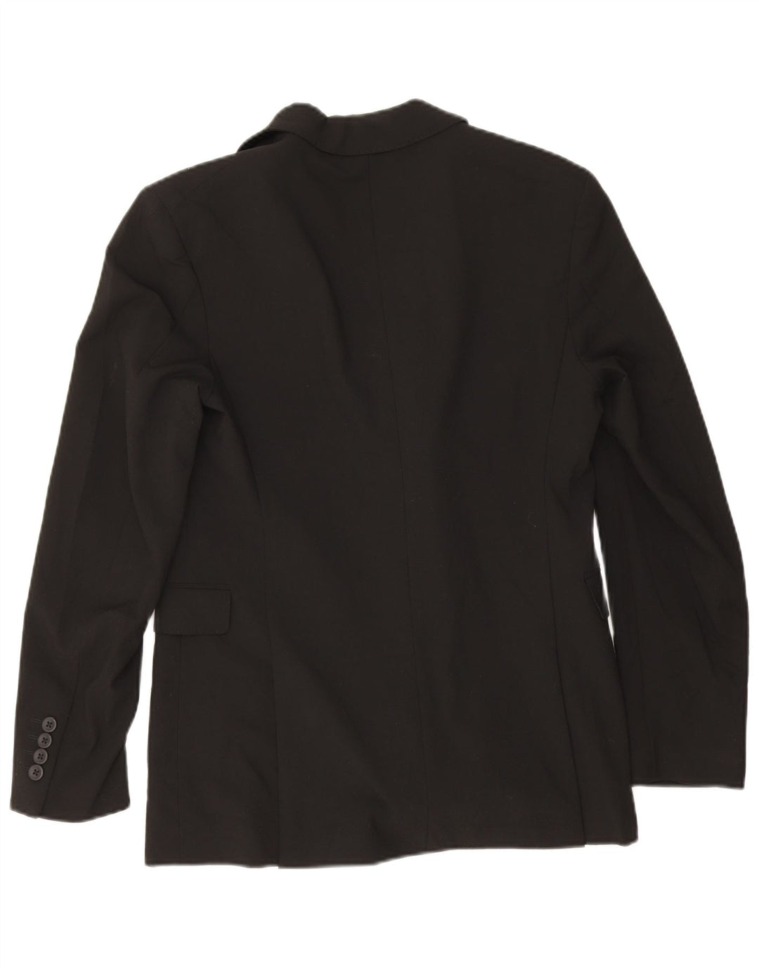 Zweireihiger Herren-Blazer von Zara, EU 46, Größe S, Schwarz, Polyester