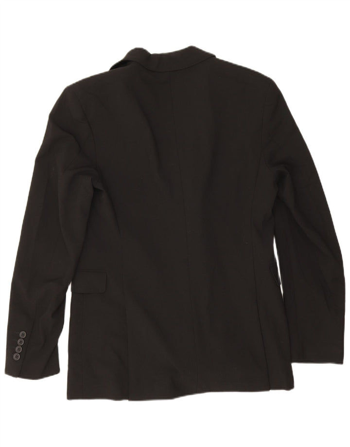 Zweireihiger Herren-Blazer von Zara, EU 46, Größe S, Schwarz, Polyester