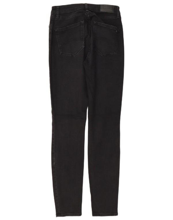 Tommy Hilfiger Damen Santana Mid Rise Skinny Jeans W28 L32 Graue Baumwolle