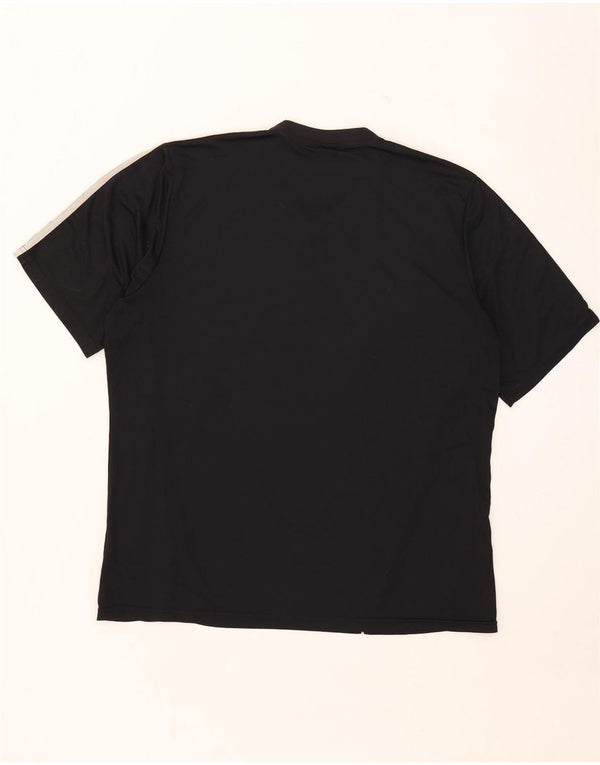 Adidas Herren T-Shirt Top XL Schwarz Polyester