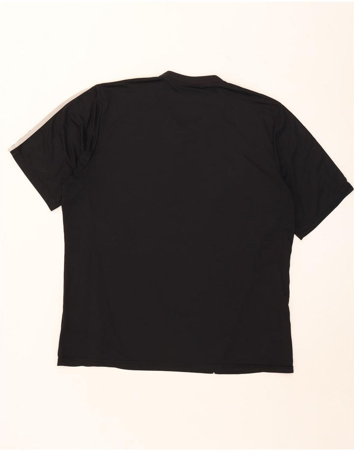 Adidas Herren T-Shirt Top XL Schwarz Polyester