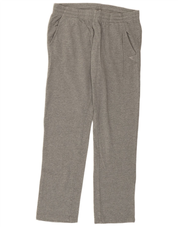 Diadora Herren-Trainingshose XL, graue Baumwolle