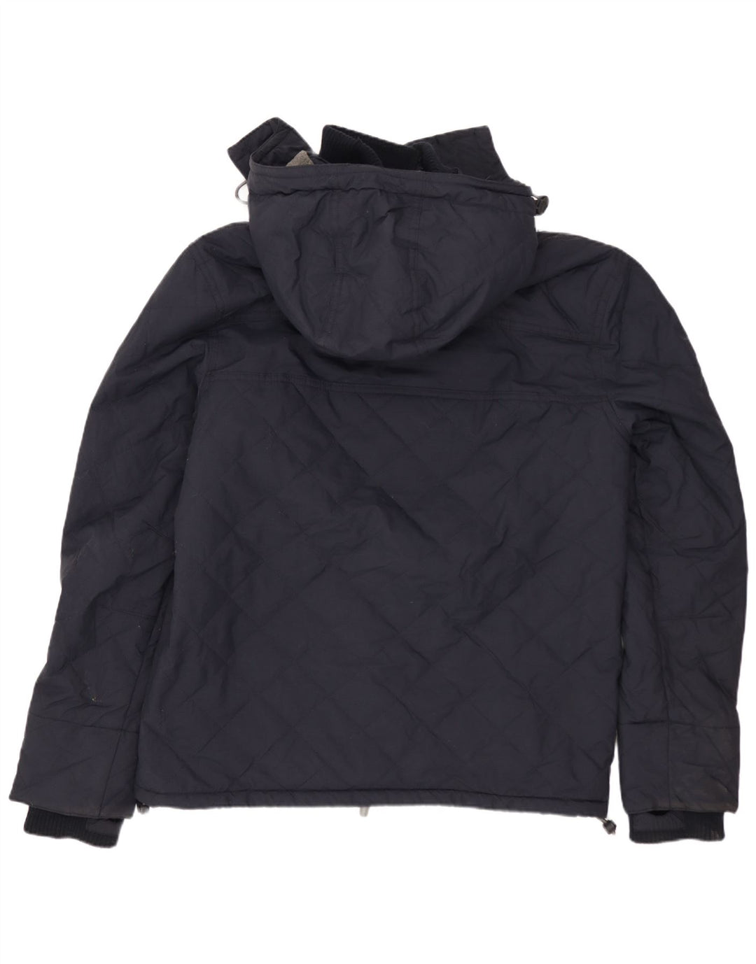 SUPERDRY Damen-Windbreaker-Jacke mit Grafik, UK 14, mittleres Marineblau
