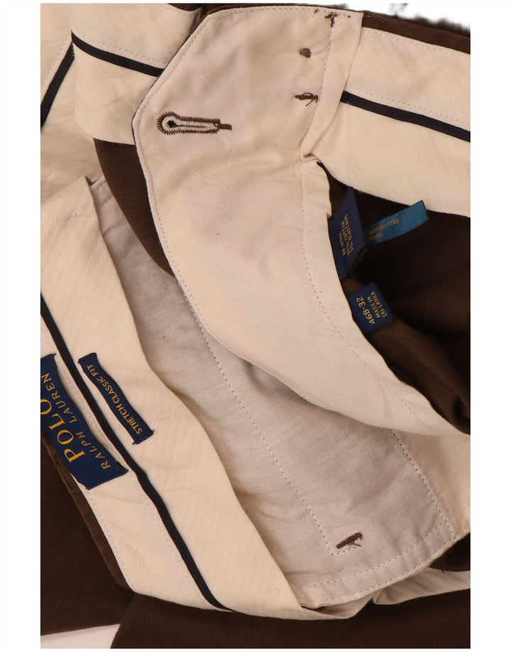 POLO RALPH LAUREN Herren-Chinohose mit klassischer Passform und gerader Passform, W46, L32, Braun