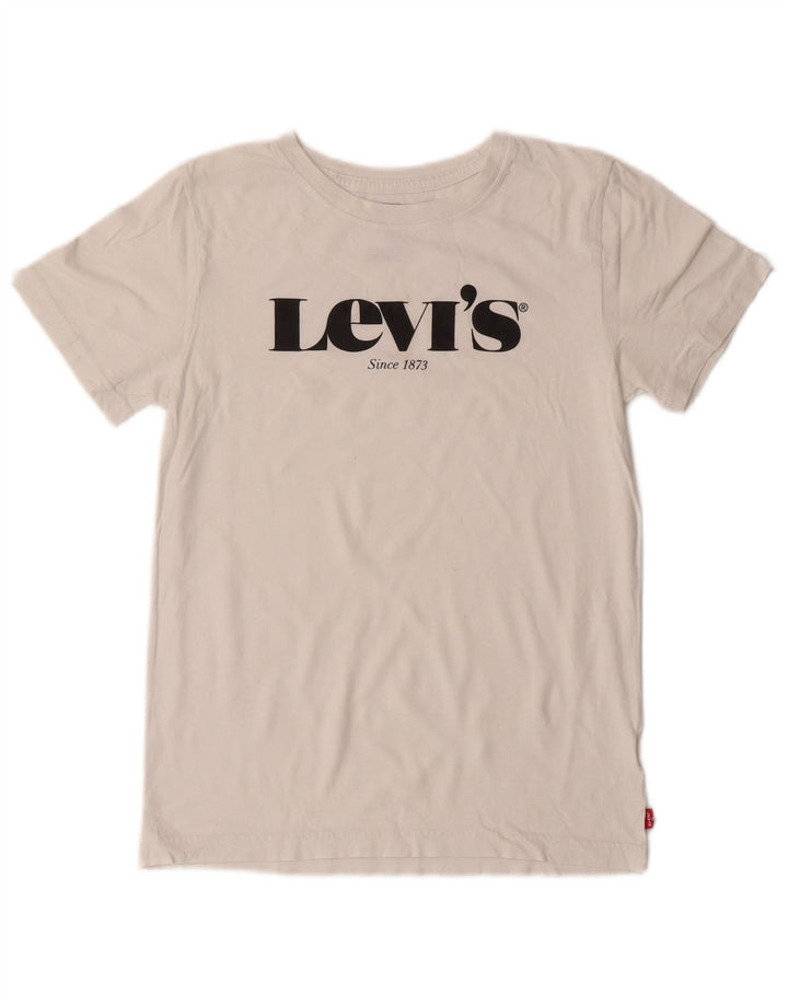 Levi's Jungen T-Shirt mit Grafik, 13–14 Jahre, Weiß