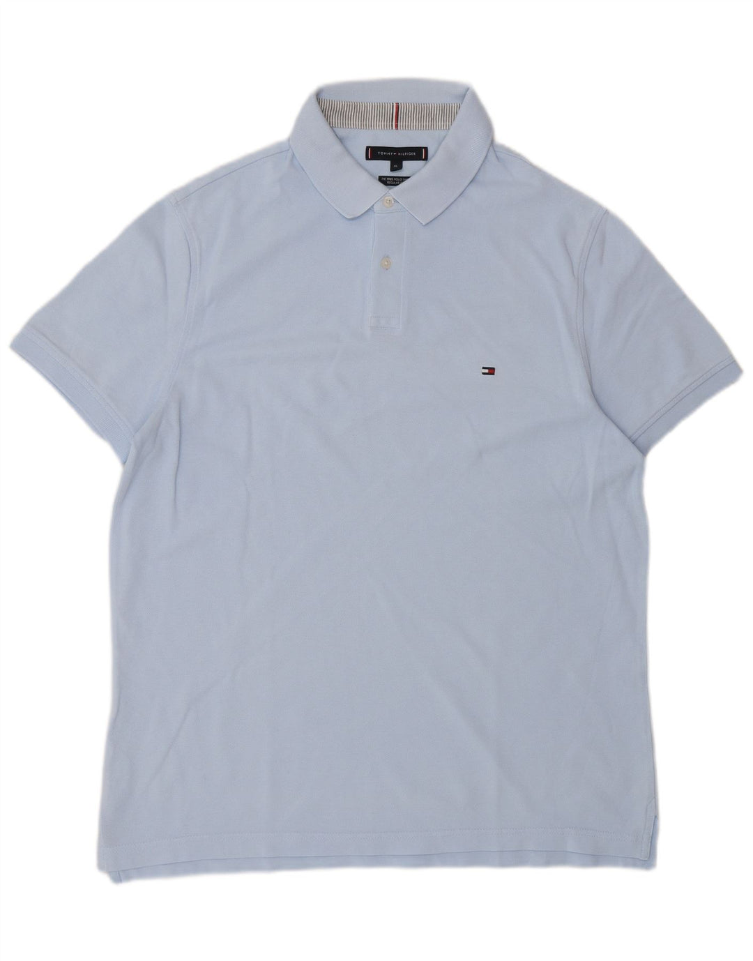 Tommy Hilfiger Herren-Poloshirt mit normaler Passform, XL, Blau