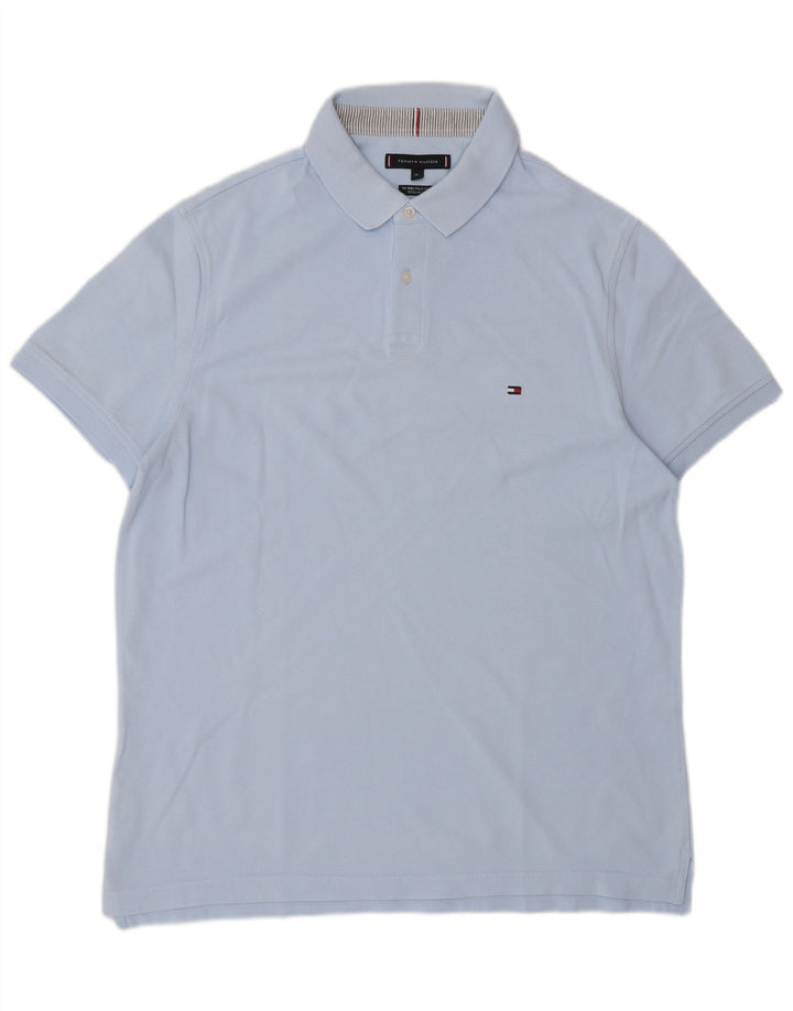 Tommy Hilfiger Herren-Poloshirt mit normaler Passform, XL, Blau