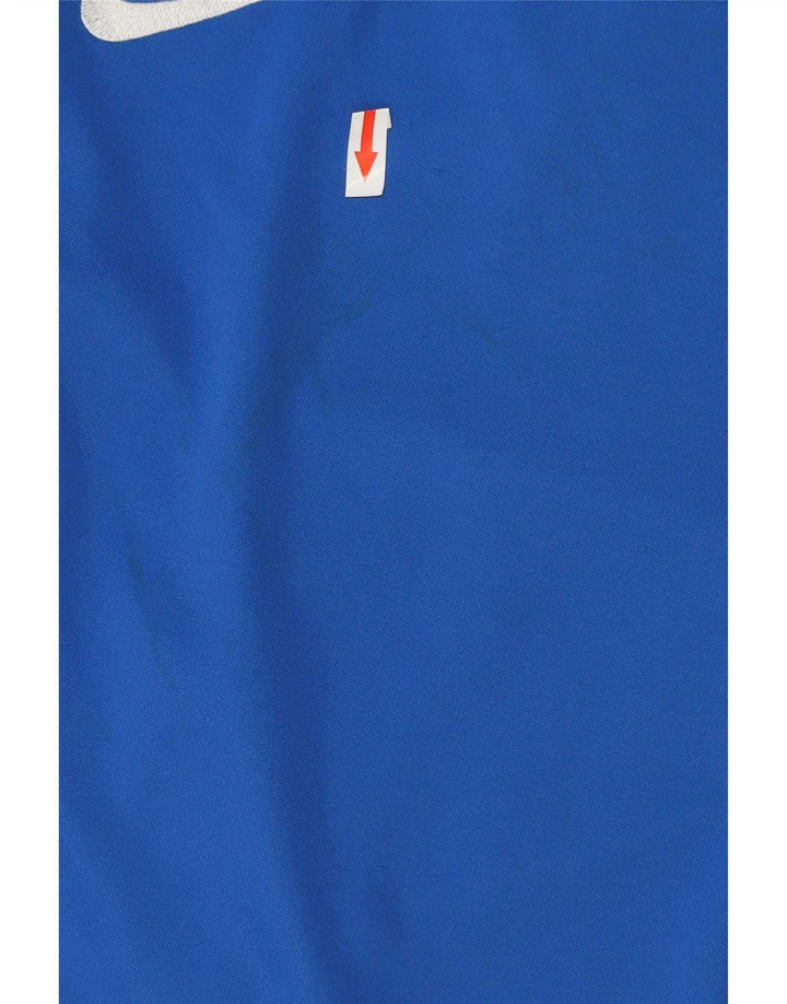 Nike Herren Dri Fit Top Langarm Small Blau Polyester