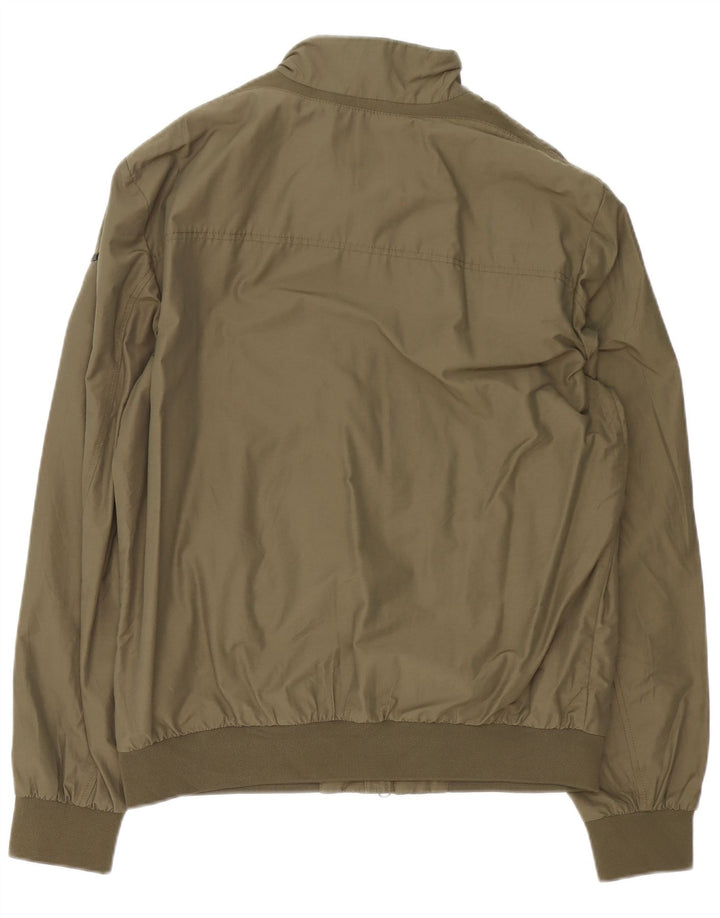 Geox Herren Bomberjacke UK 44 2XL Khaki Check Polyester