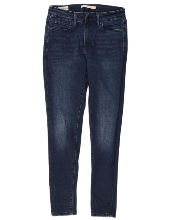 Levi's Damen 711 Skinny Jeans W26 L28 Marineblaue Baumwolle