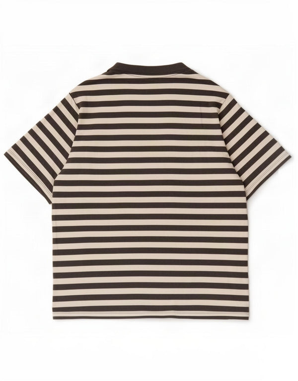 Jack & Jones Herren-T-Shirt-Oberteil, groß, grau gestreift, Baumwolle
