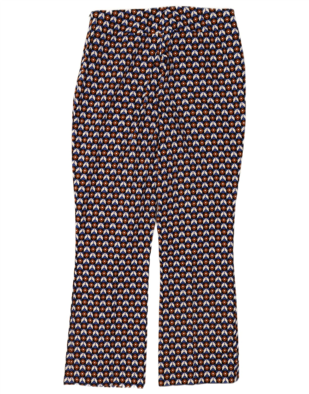 Zara Damen-Hose, mittelgroß, W28, L26, mehrfarbig, geometrisch