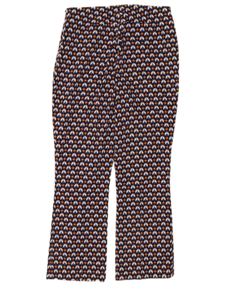 Zara Damen-Hose, mittelgroß, W28, L26, mehrfarbig, geometrisch