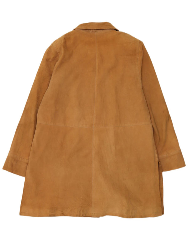 Barone Damen Lederjacke IT 42 Mittelbraun