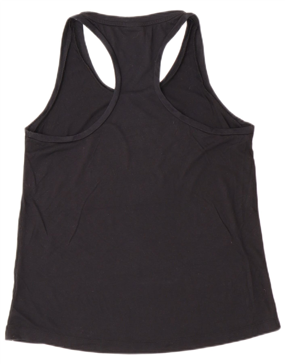 NIKE Damen Graphic Vest Top UK 10 Small Schwarz