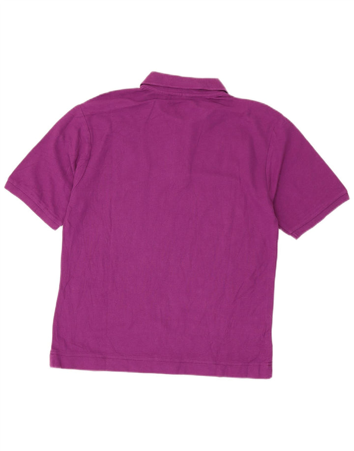 FILA Herren Poloshirt Large Lila Baumwolle