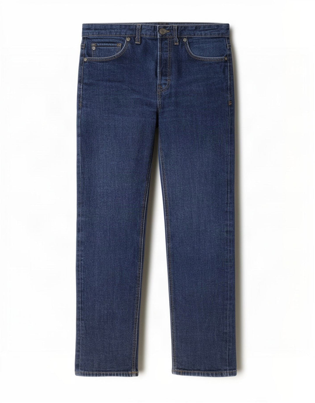 Fat Face Herren Straight Jeans W32 L30 Blaue Baumwolle