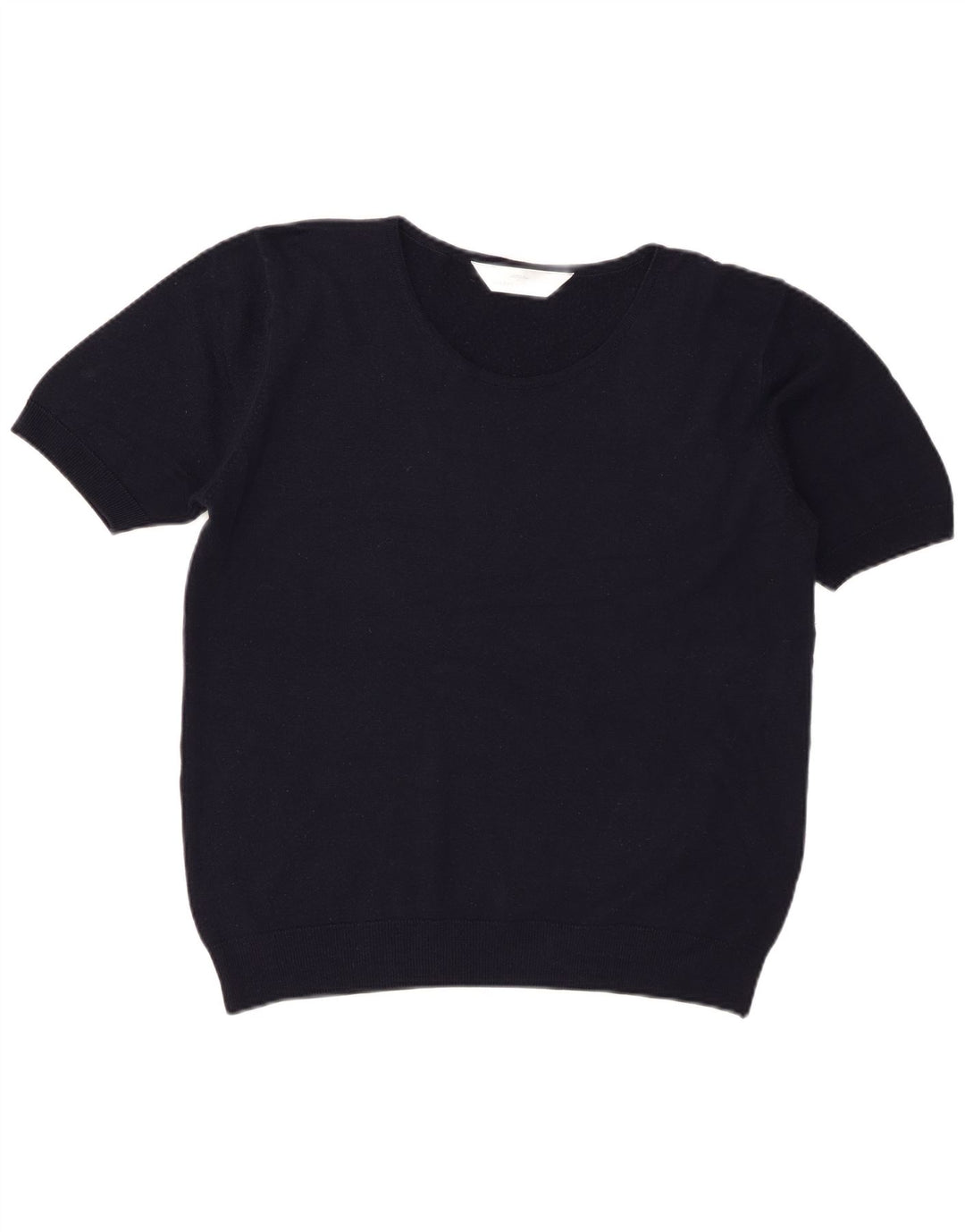 St Michael Damen-Pullover mit Rundhalsausschnitt, UK 16, Größe L, Marineblau