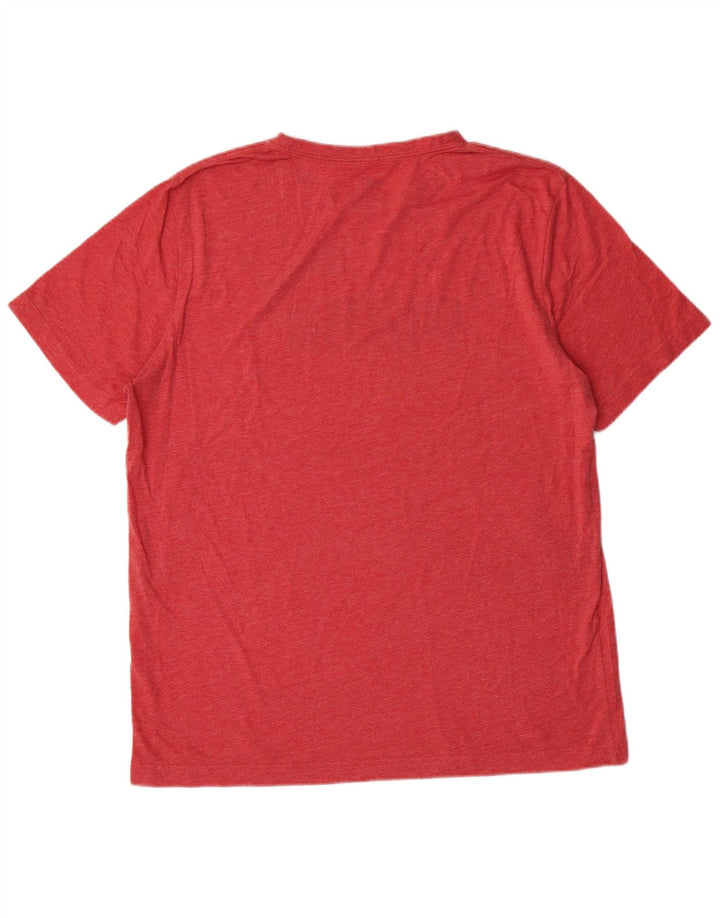 Puma Herren T-Shirt mit Grafik, Größe L, Rosa