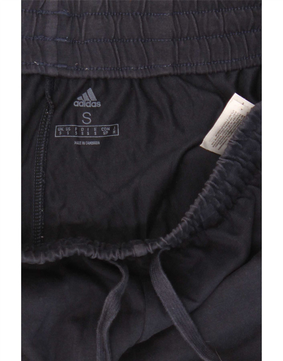 Adidas Herren Sport Shorts Small Marineblau Baumwolle
