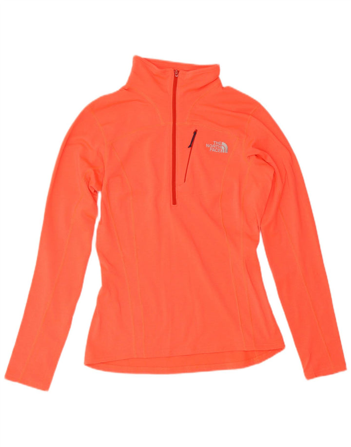 The North Face Damen-Pullover-Trainingsanzugoberteil mit Reißverschluss, UK 6, XS, Orange
