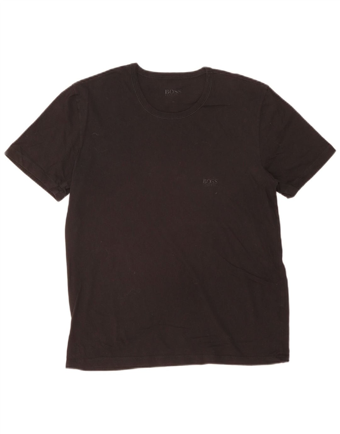 Hugo Boss Damen T-Shirt Top UK 12 Medium Schwarz