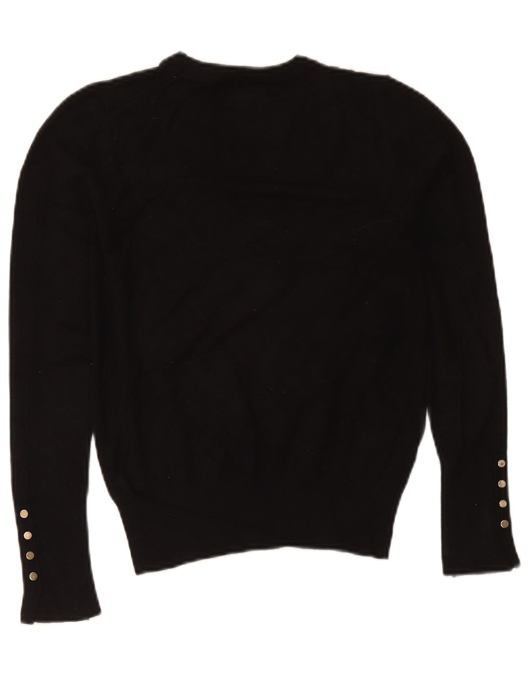 Zara Damen-Pullover mit Rundhalsausschnitt, Gr. 10, Größe S, Schwarz
