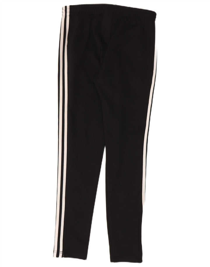 Adidas Damen Trainingshose UK 8 Small Schwarz Polyester