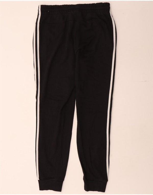 Adidas Damen Trainingshose Jogger UK 16/18 Große schwarze Baumwolle