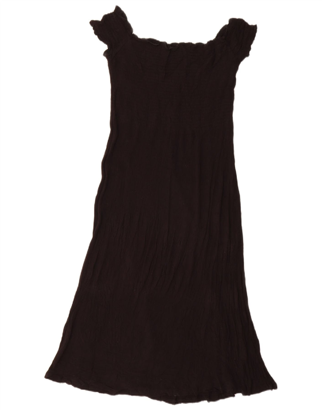 Superdry Schulterfreies Kleid für Damen, Gr. 10, Größe S, Schwarz, Viskose
