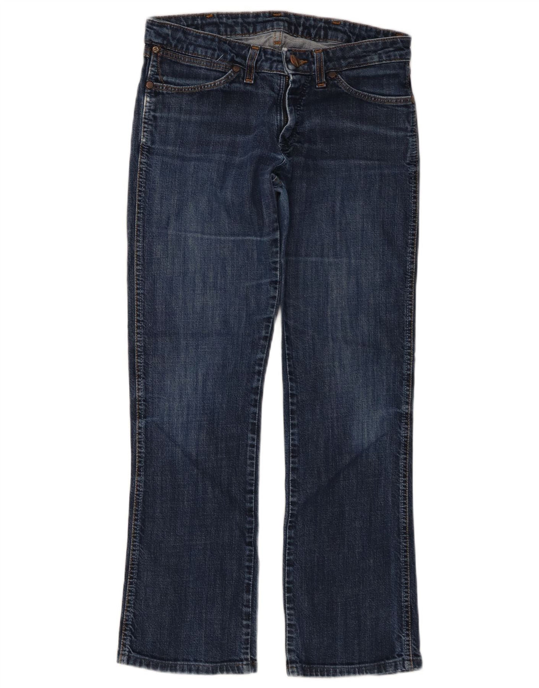 WRANGLER Damen Iris Straight Jeans W29 L28 Blaue Baumwolle