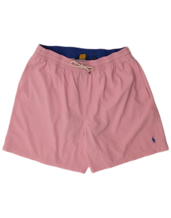 POLO RALPH LAUREN Herren Badeshorts 2XL Rosa Polyester