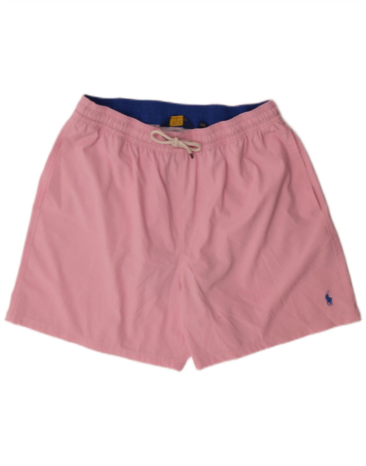 POLO RALPH LAUREN Herren Badeshorts 2XL Rosa Polyester
