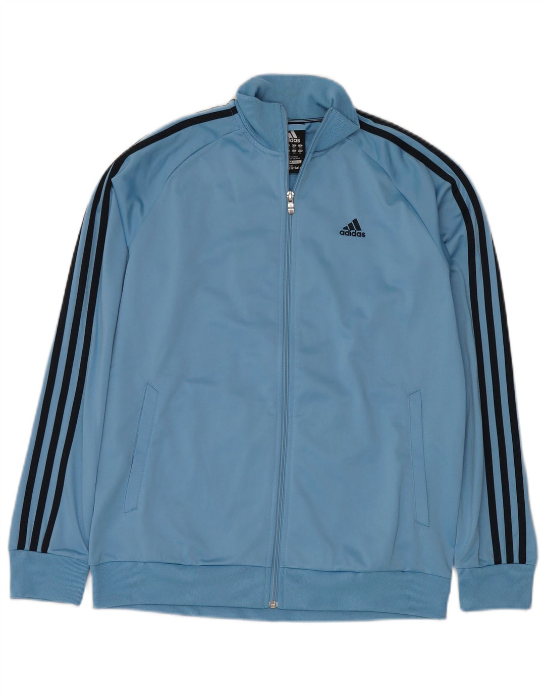 ADIDAS Jungen Clima 365 Trainingsanzug Top Jacke 15-16 Jahre Blaues Polyester