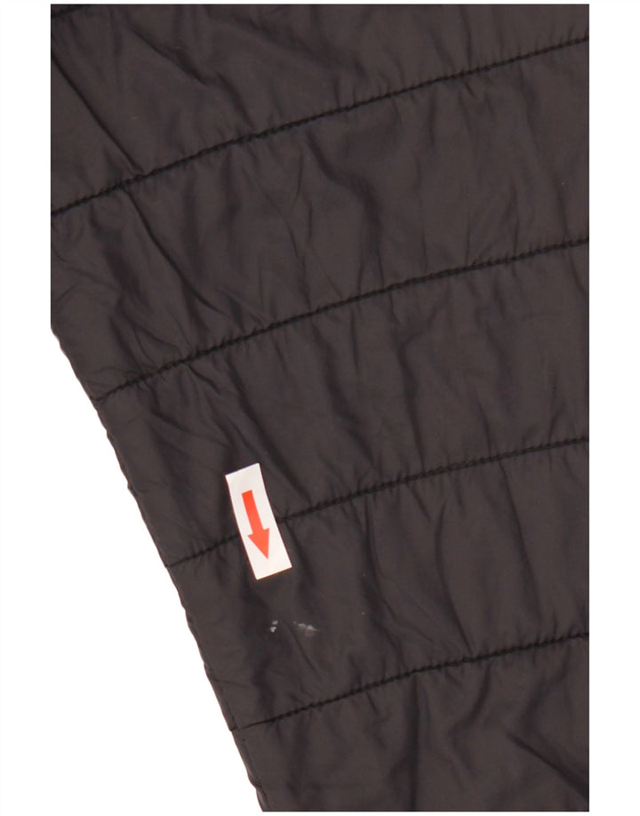 French Connection Herren Wattierte Jacke UK 36 Small Schwarz Polyamid