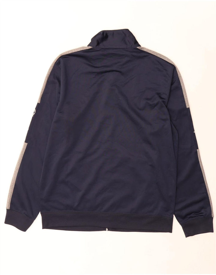 Champion Herren-Trainingsanzugoberteil mit Grafik, XL, Marineblau, Farbblock