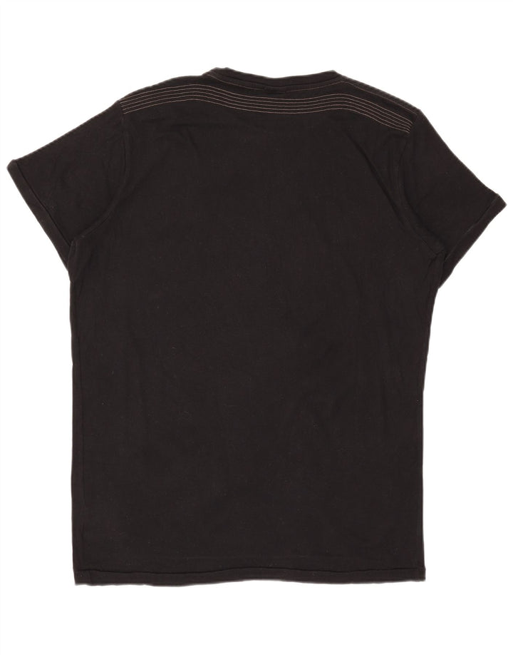 Diesel Herren Graphic T-Shirt Top XL Schwarz Baumwolle