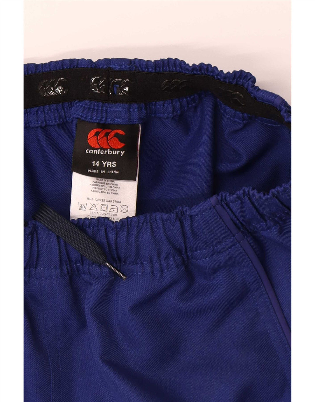 Canterbury Sportshorts für Jungen, 13–14 Jahre, marineblaues Polyester