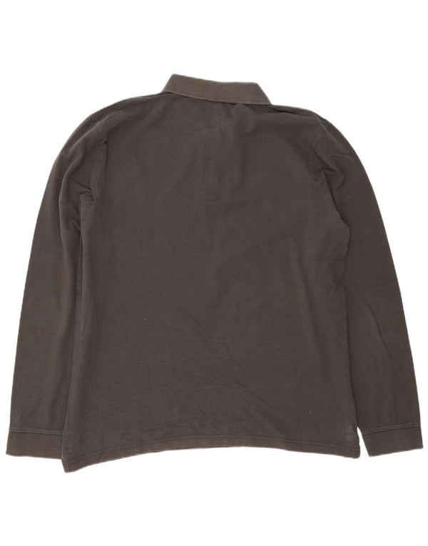 Napapijri Herren Langarm-Rugby-Poloshirt 2XL Grau