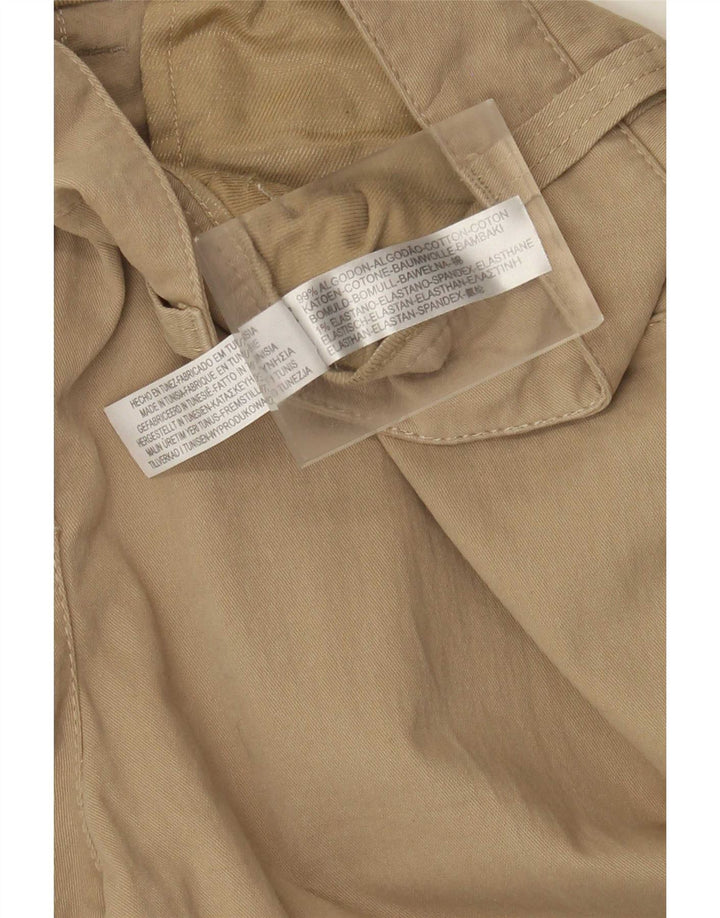 Massimo Dutti Damen Bootcut Freizeithose EU 42 Large W32 L32 Beige