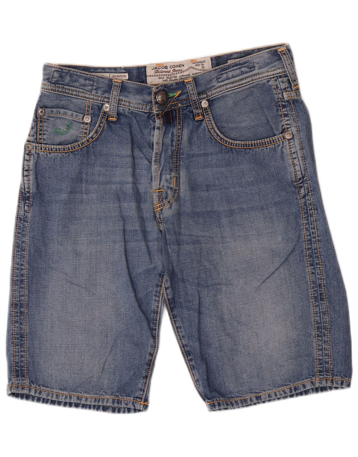 Jack & Jones Herren-Jeansshorts, normal, W32, mittelblaue Baumwolle