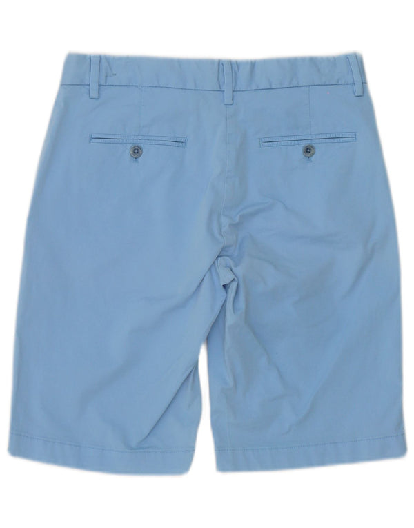 Gant Damen Chinoshorts UK 10 Small W32 Blaue Baumwolle