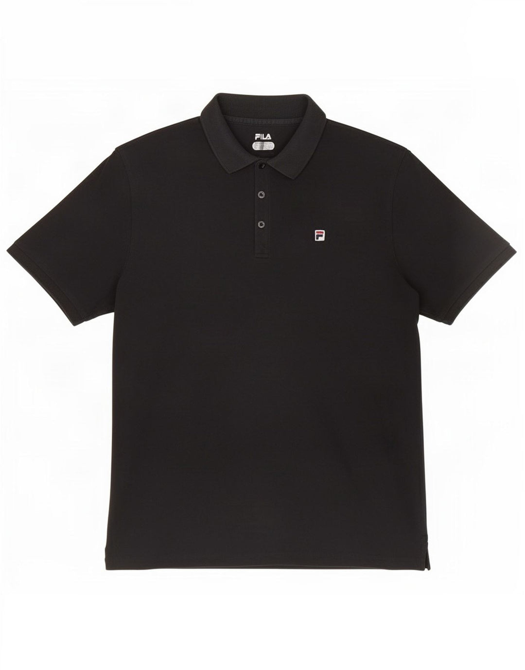 Fila Herren Poloshirt Große schwarze Baumwolle