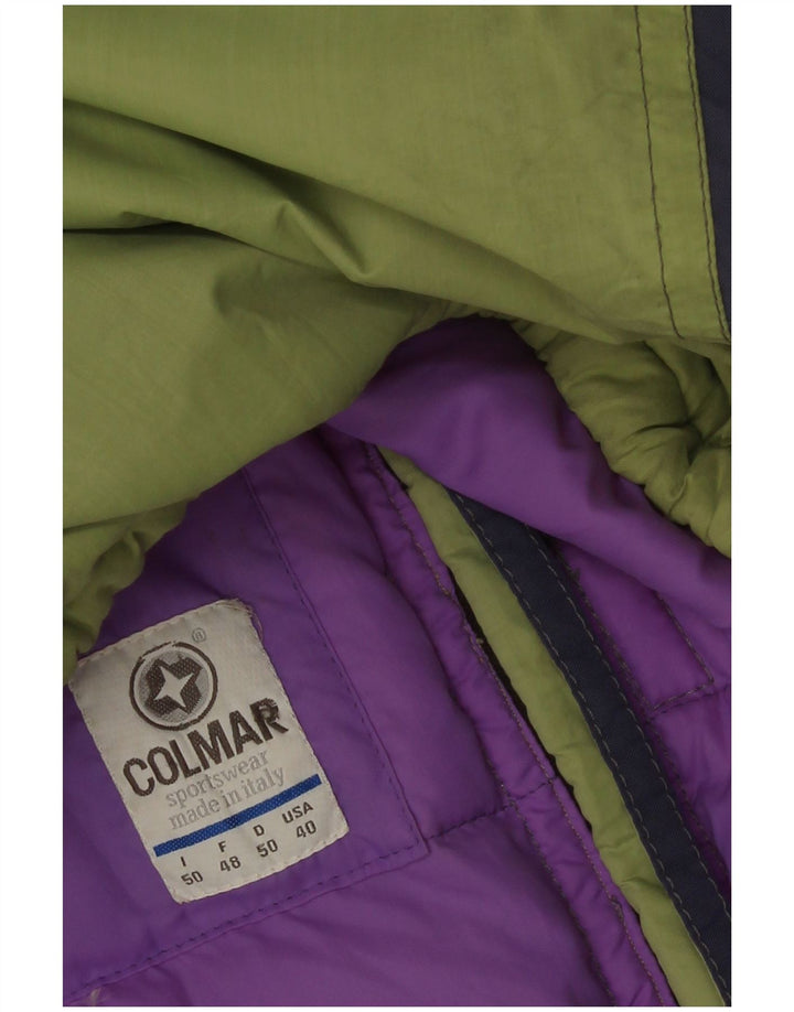 Colmar Herren-Skijacke mit lockerer Passform, IT 50, mittelgrün, Farbblock