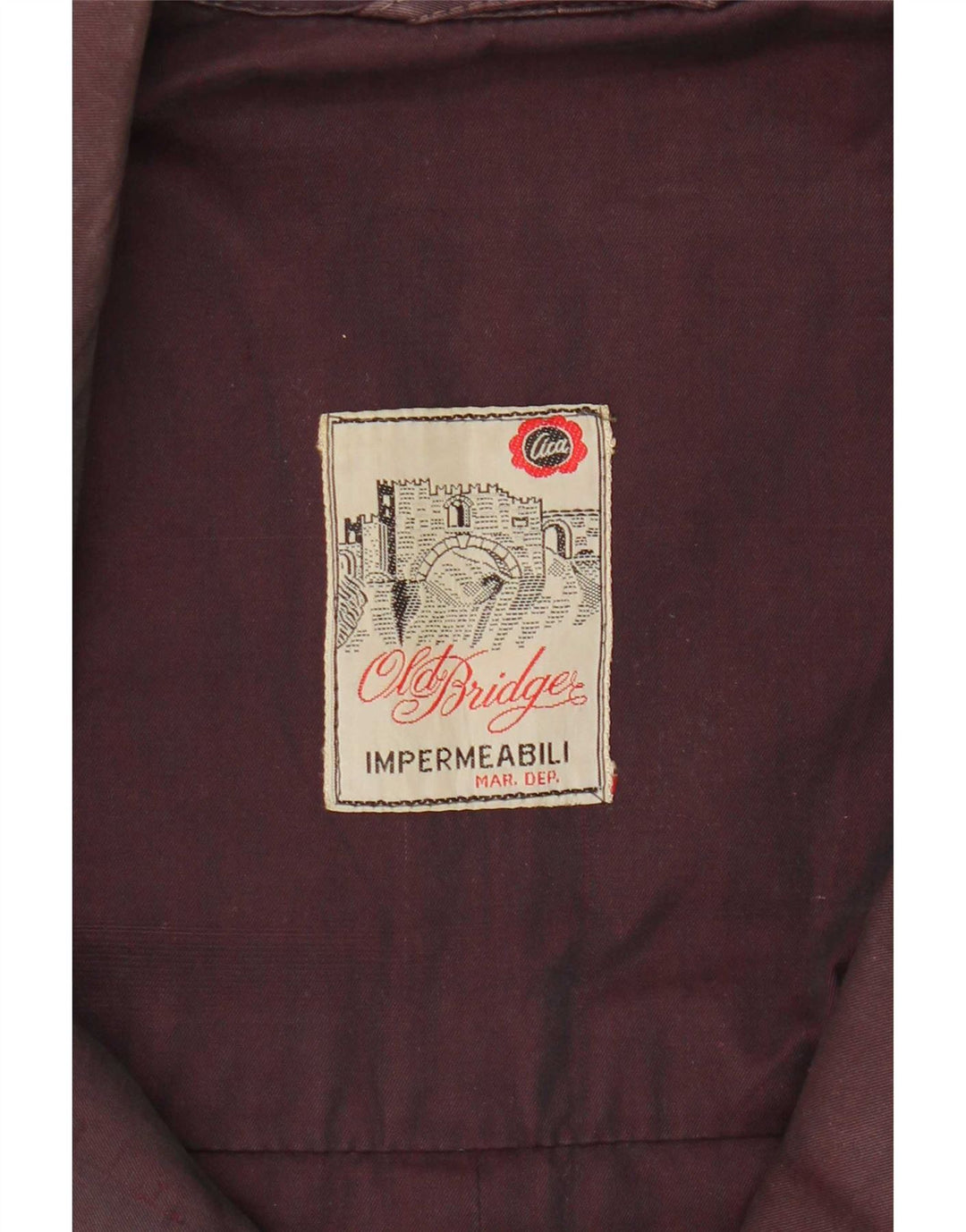 Vintage Herren Trenchcoat UK 40 Large Lila