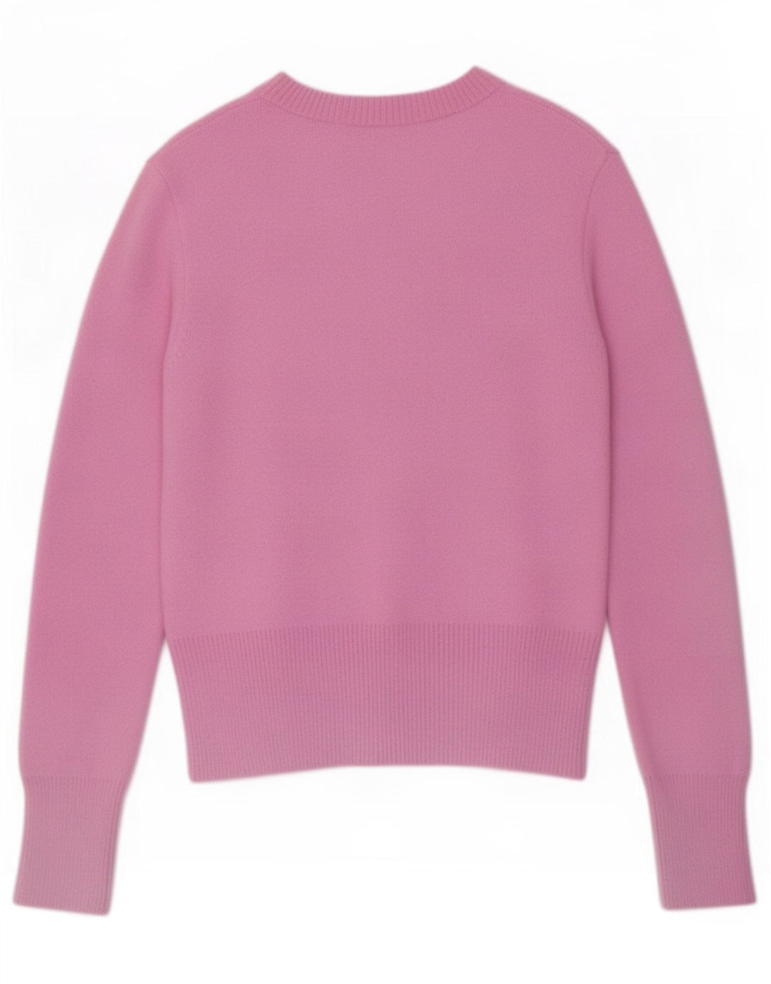 Zara Damen Strickjacke UK 12 Mittelrosa Polyamid