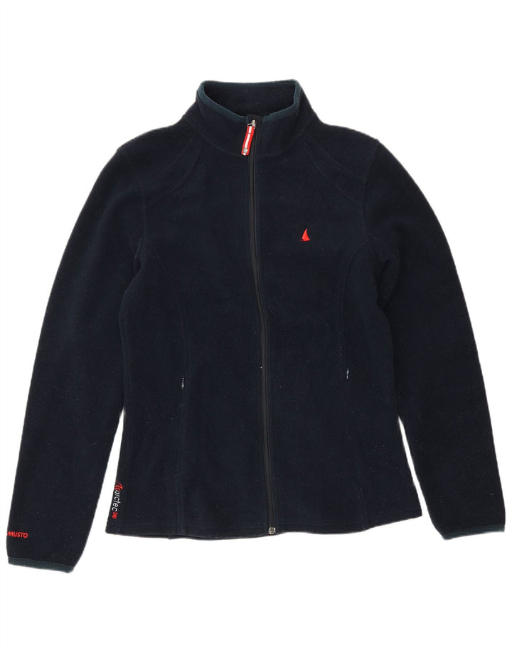 Musto Damen Fleecejacke UK 12 Medium Marineblau Polyester