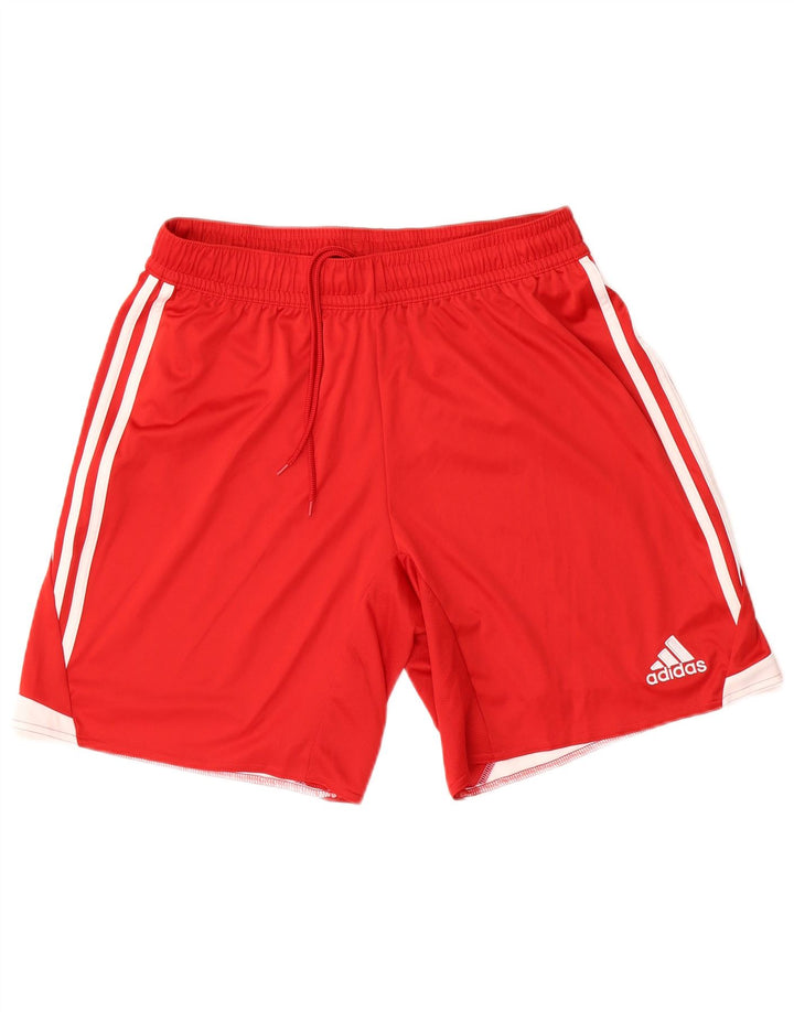 Adidas Herren Climacool Sportshorts, großes rotes Farbblock-Polyester